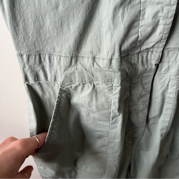 rvca recession dayshift workwear jumpsuit light green small - Picture 5 of 7